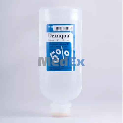 Dexaqua 5% 500 ml seline