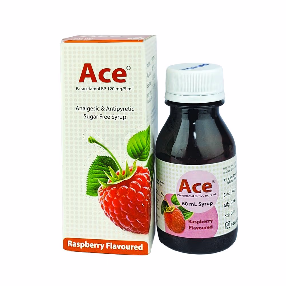 Ace Strawberry 60ml Syrup