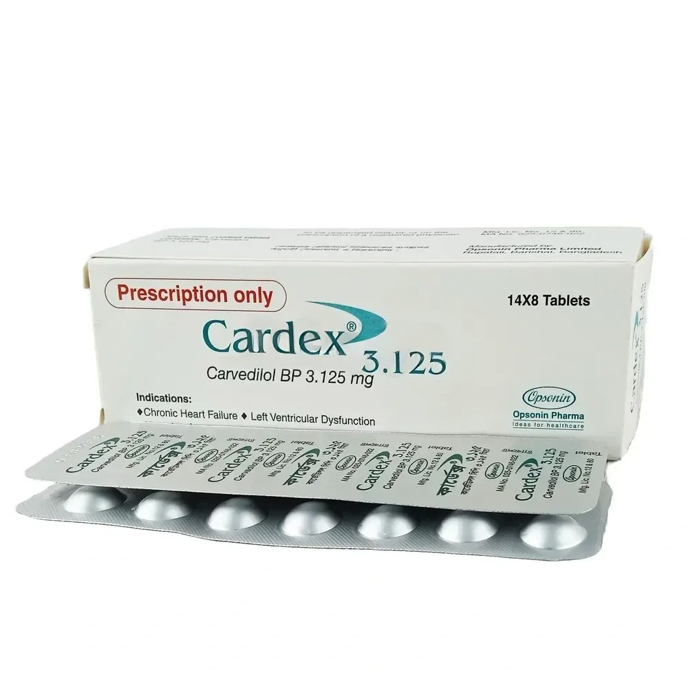 Cardex 3.125  Tablet