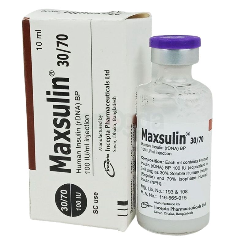Maxsulin 30/70  100IU Injection