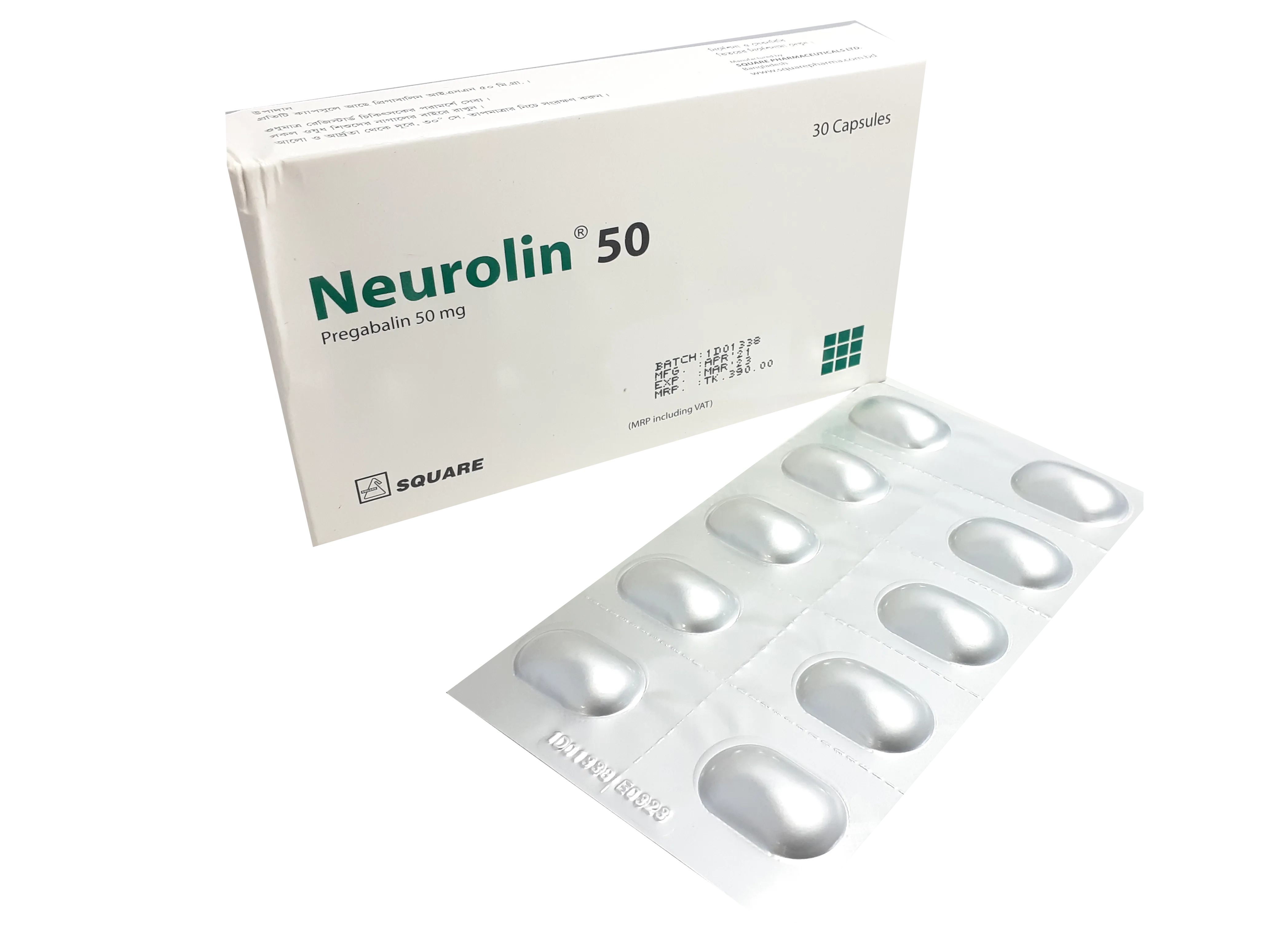 Neurolin 50 Cap
