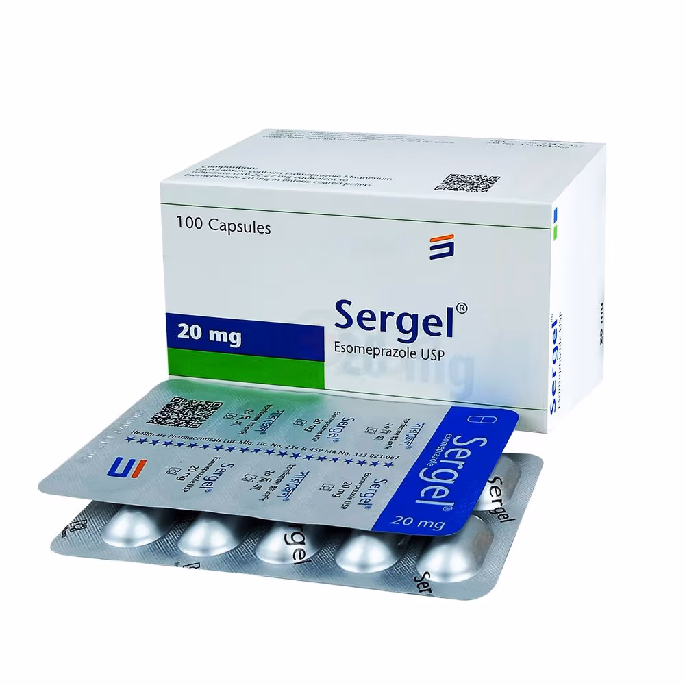 Sergel 20 mg Cap
